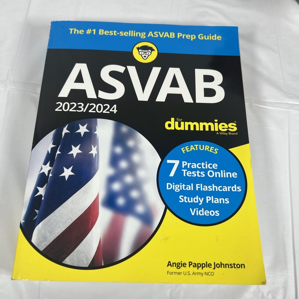 2025/2026 ASVAB for Dummies: Book + 7 Practice Tests Paperback 2025 by Angie Pap